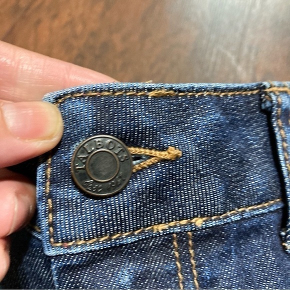 TALBOTS HERITAGE straight leg ankle length jeans size 10 or 30 euc - Picture 10 of 13